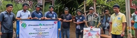 Kegiatan penyaluran program bersama masyarakat