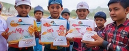 Penyaluran bingkisan anak
